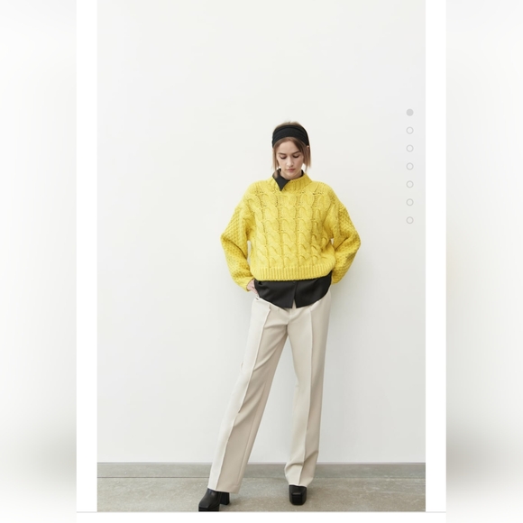 Zara Cable Knit Sweater - Picture 2 of 7